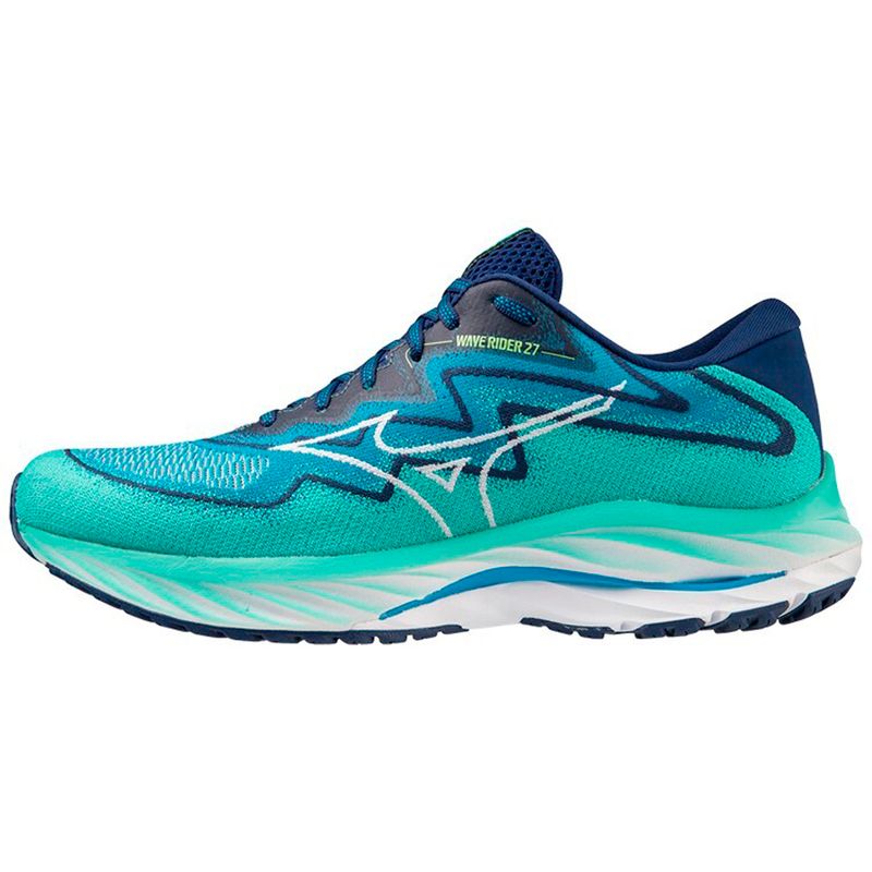 Tênis de Corrida Masculino Mizuno Wave Rider 27 - Azul