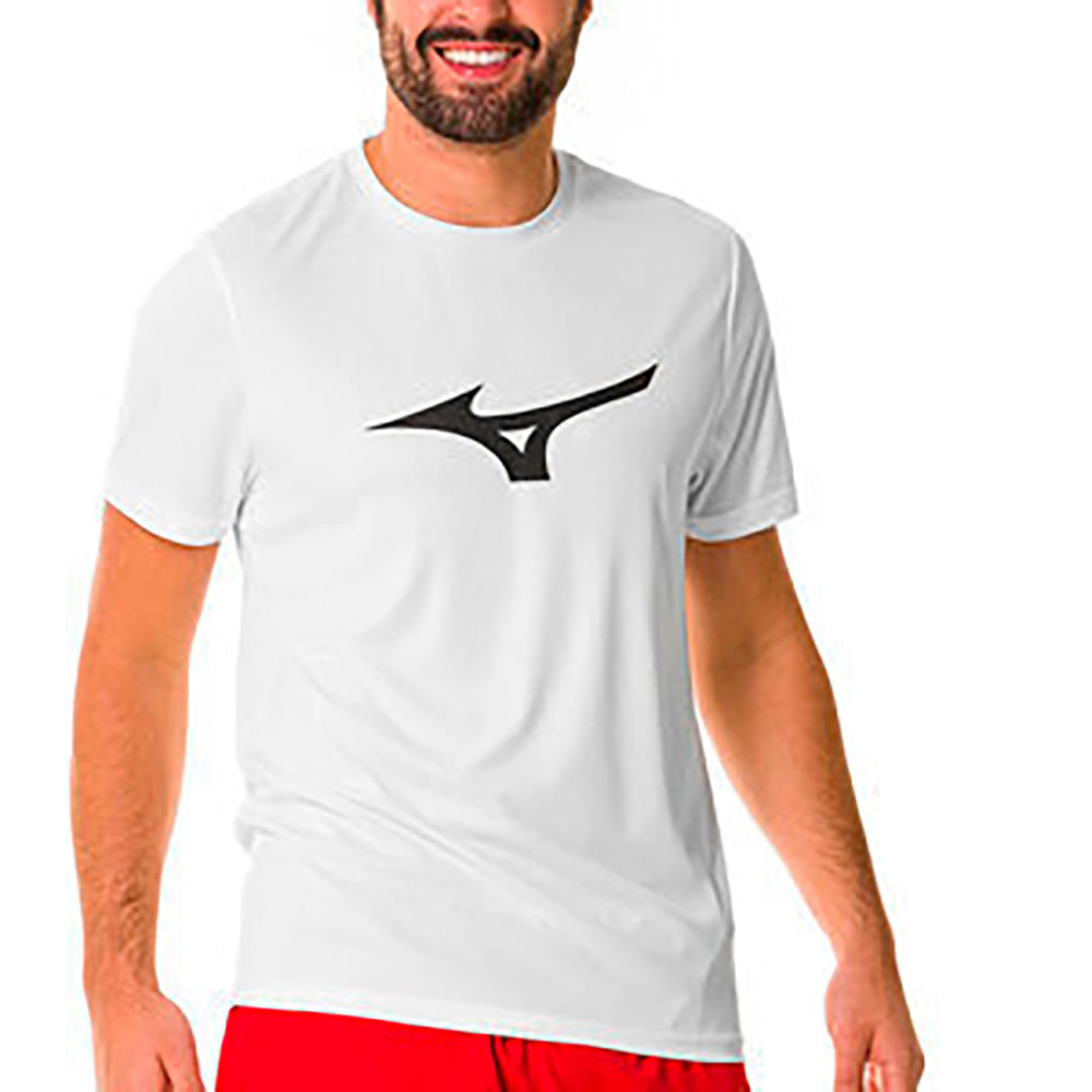 Camiseta de Corrida Masculina Mizuno Run Spark Big Logo