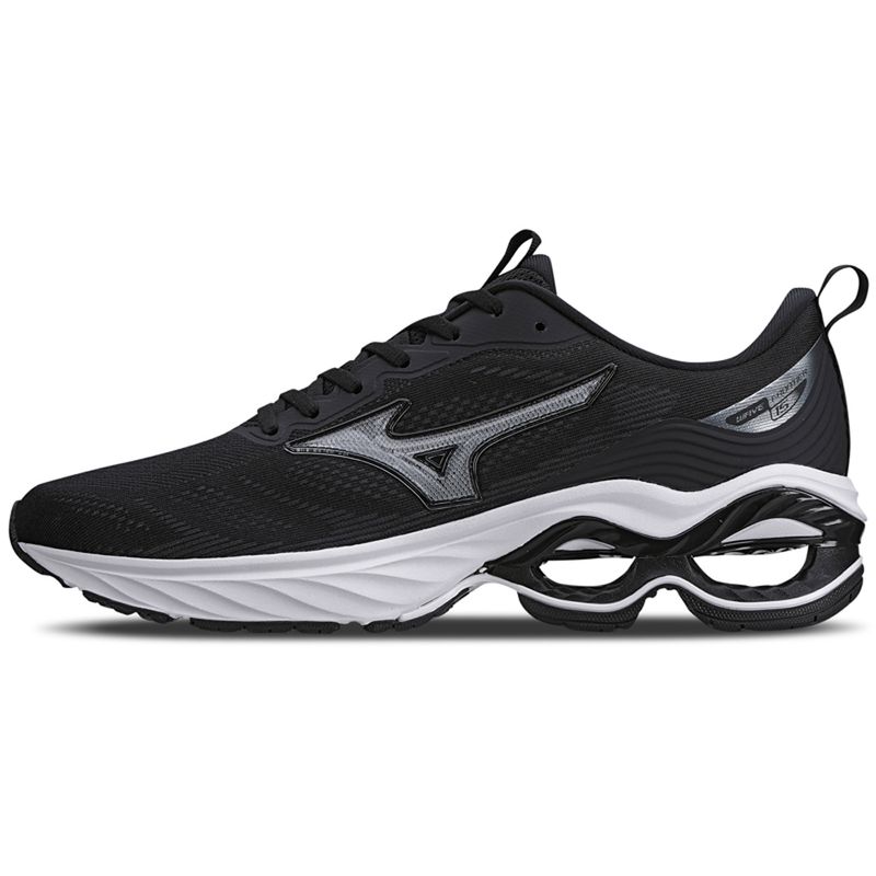 Kit 1 Tenis de corrida masculino Mizuno Wave Frontier 15 e 1 Mala de treino Master 1010660669 1 030