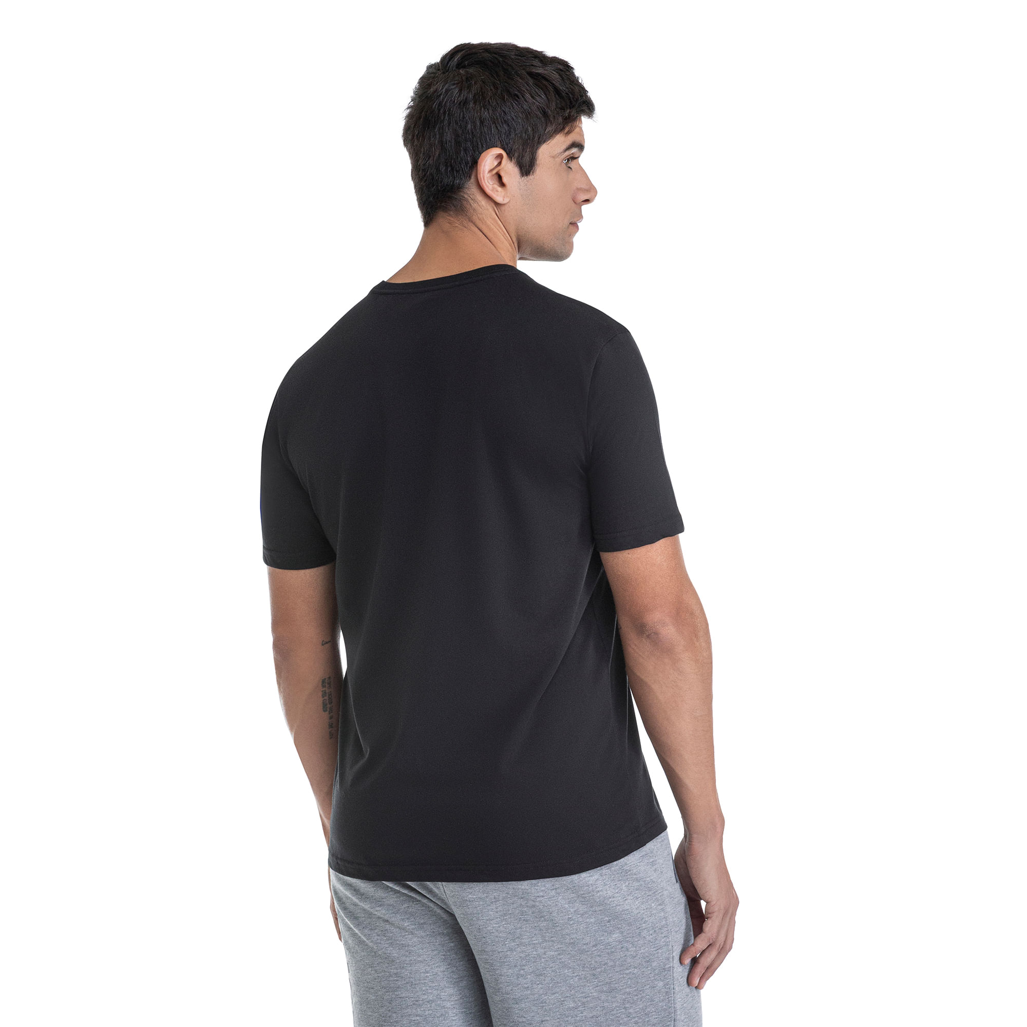 三日月　ＮMＳ-93 Camiseta Mizuno Stamp 2 Masculina - Estampa Kanji Budô