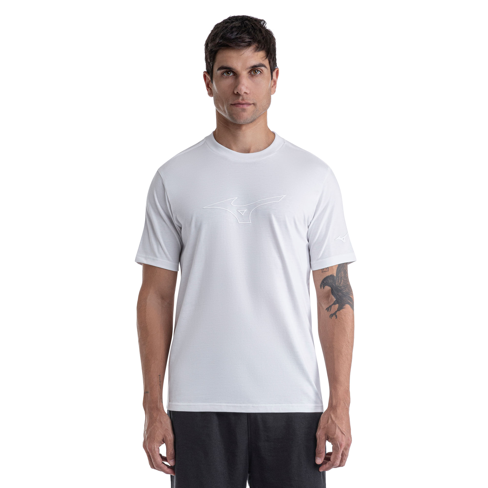 Camiseta Casual Mizuno Big Logo Masculina