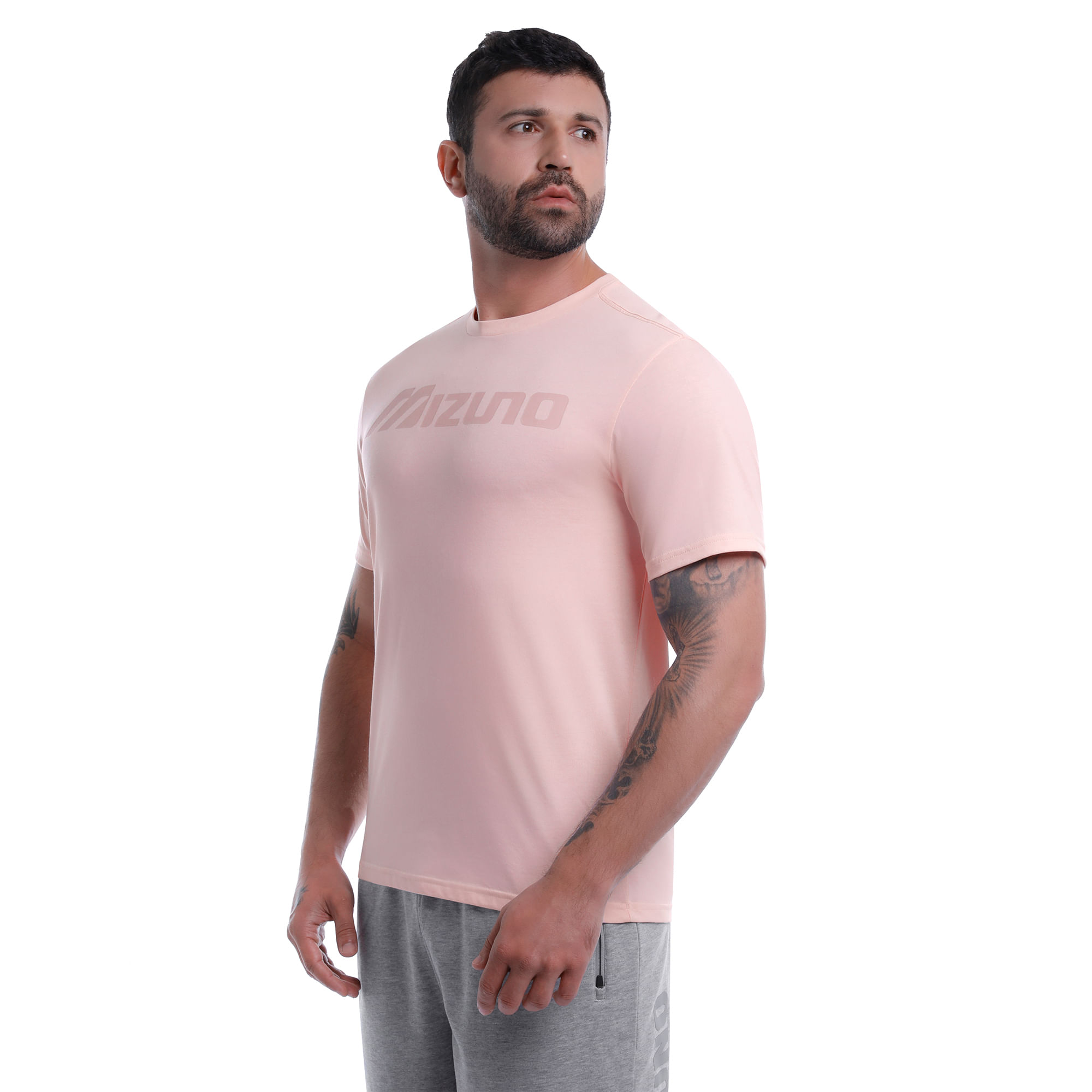 Camiseta Mizuno Big Logo Masculina - Silk Sem Toque